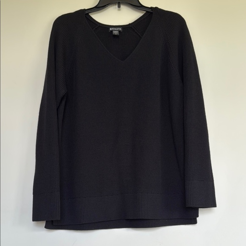 Athleta Charcoal Knit Sweater